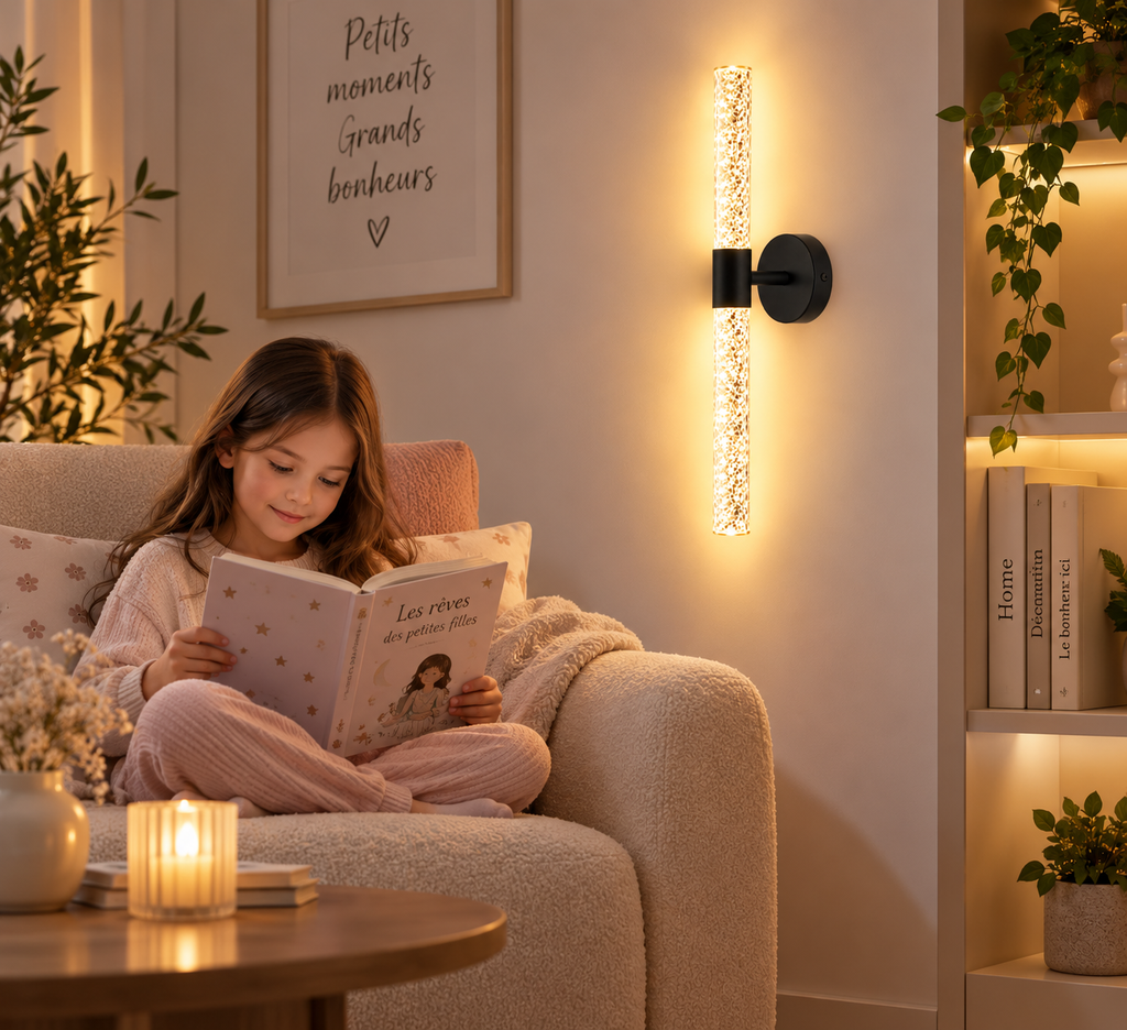 Applique LED effet cristal | Crystal
