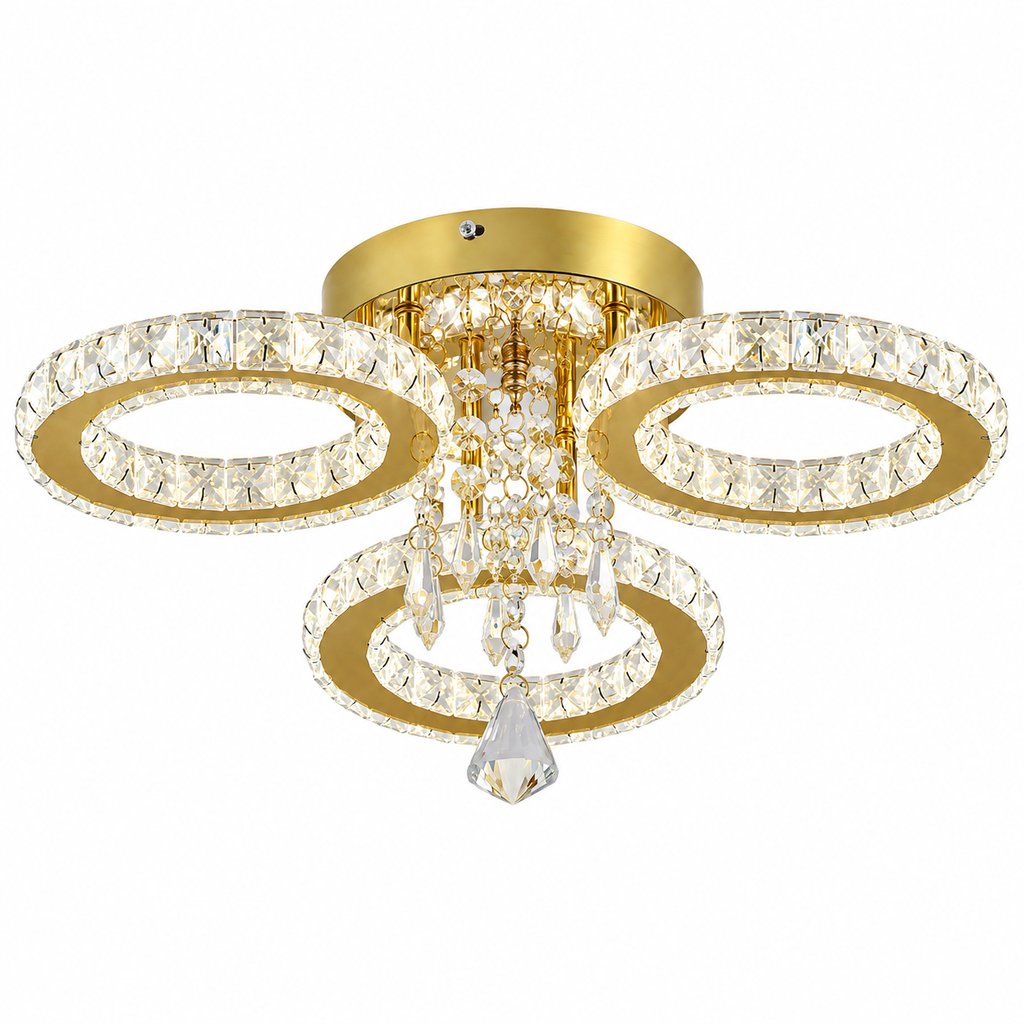 Plafonnier LED en cristal | Zoé