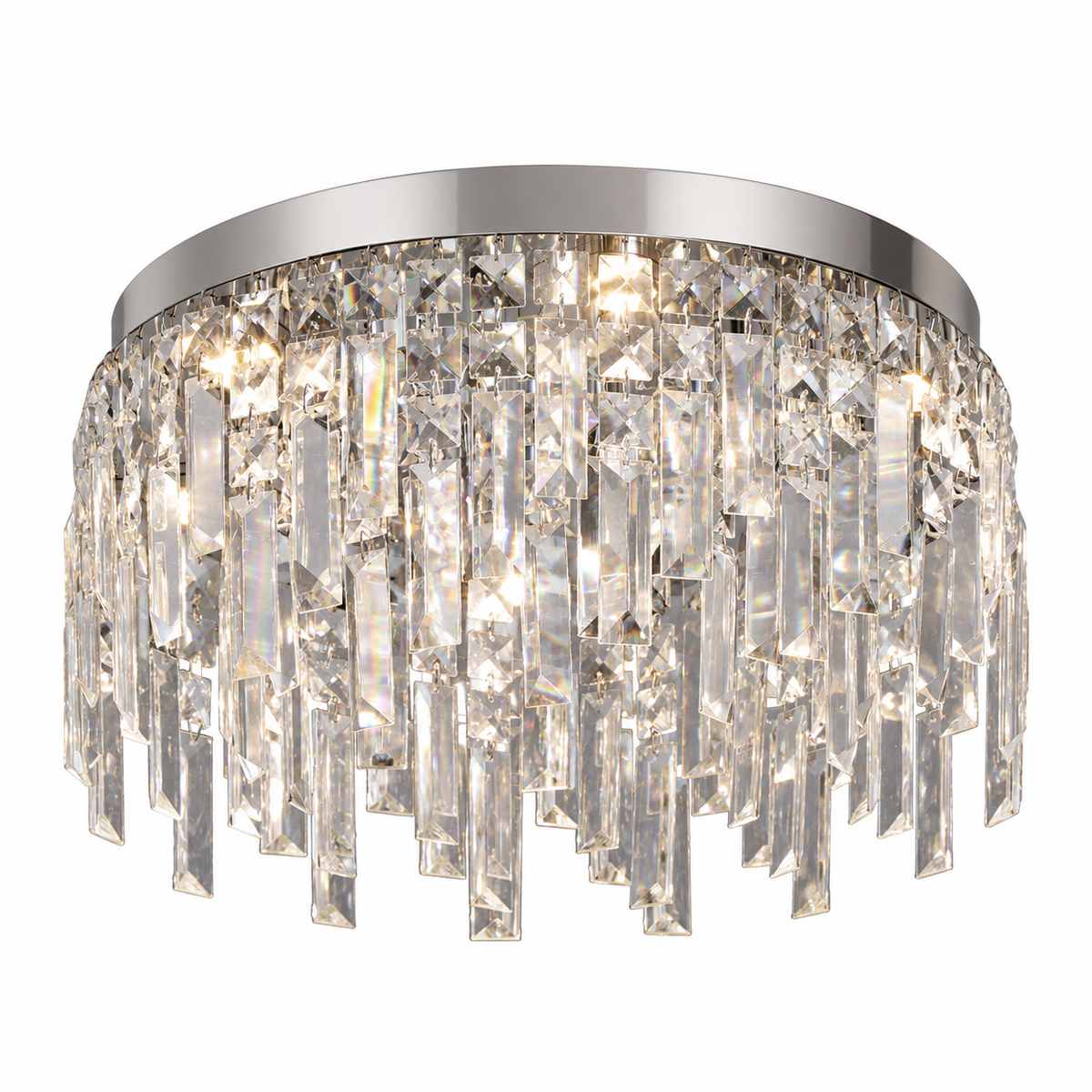 Plafonnier rond en cristal | Alba