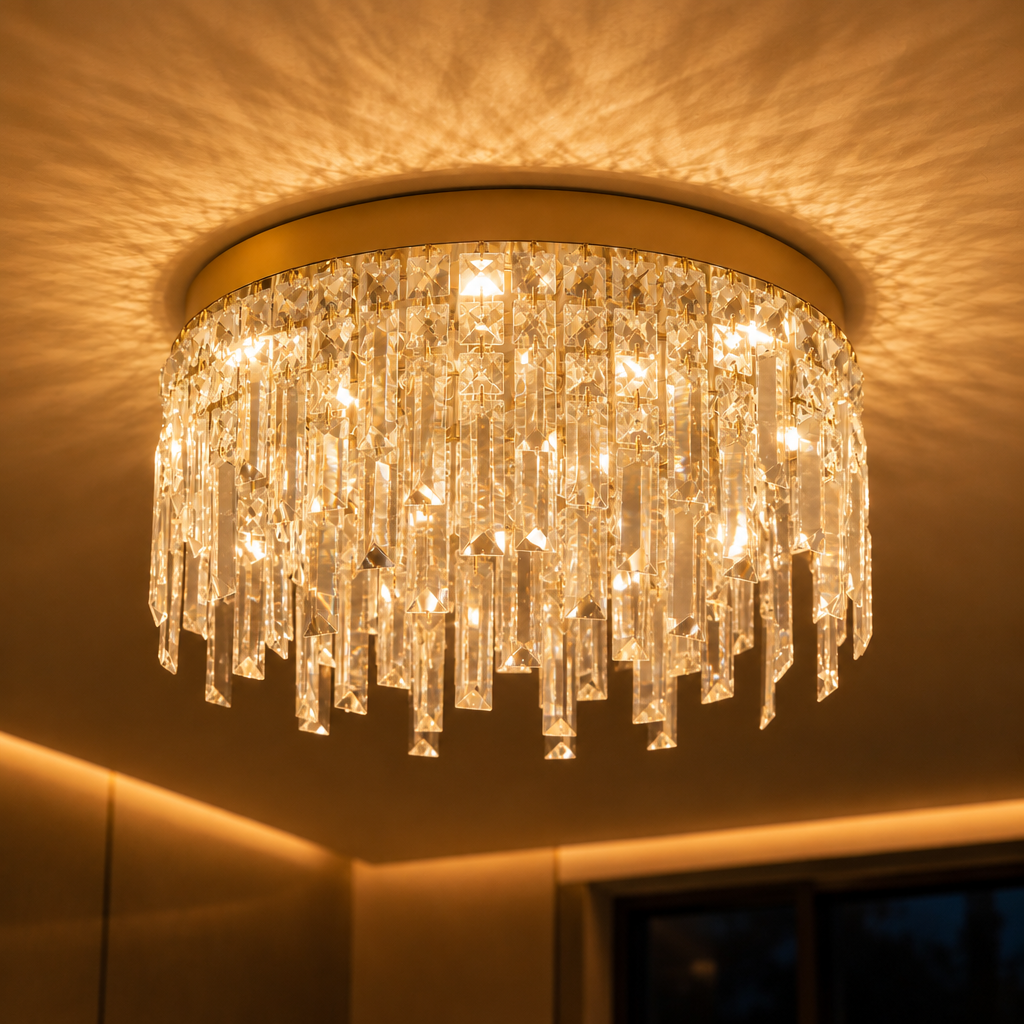 Plafonnier LED en cristal | Léna