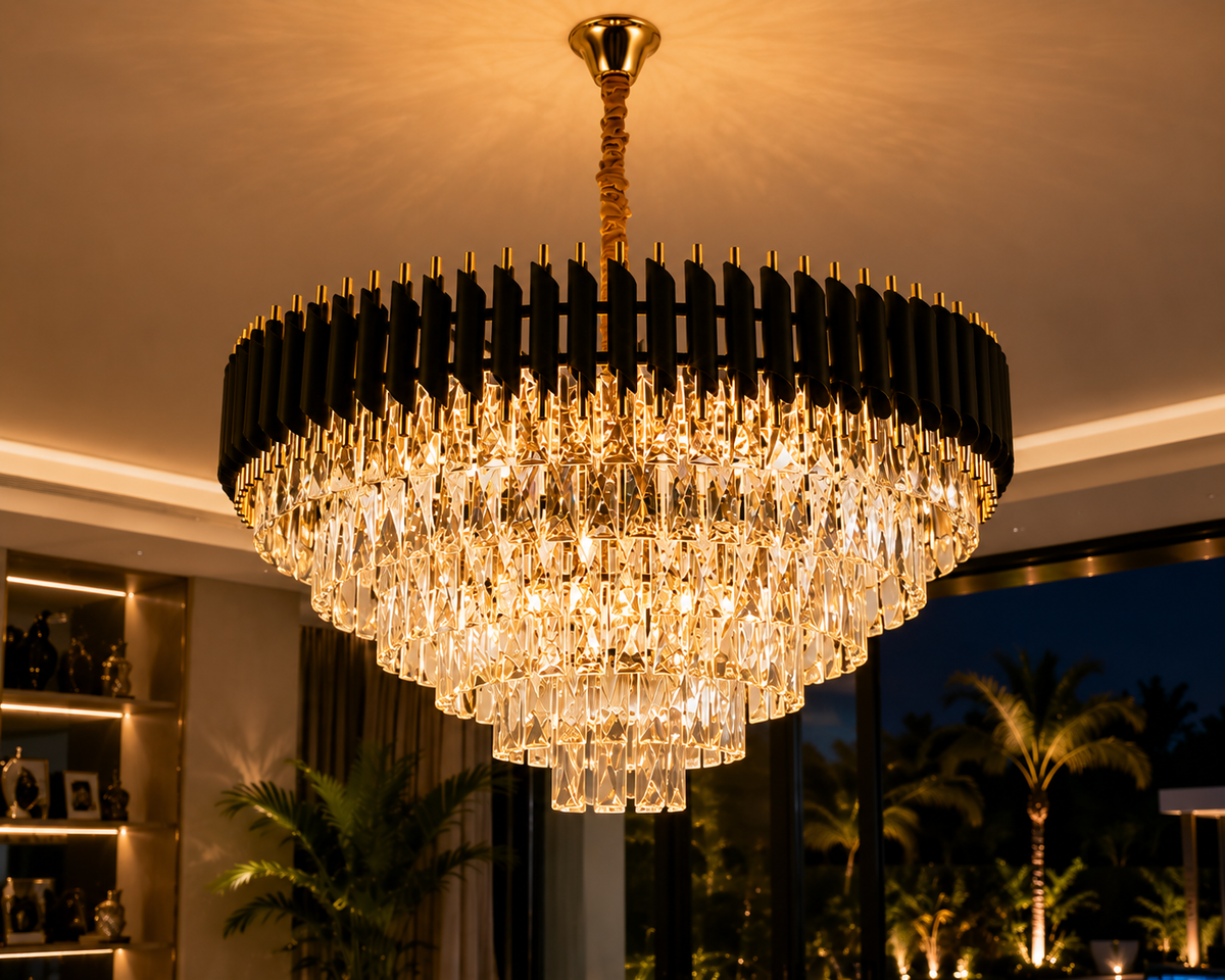 Lustre LED en cristal | Sofia