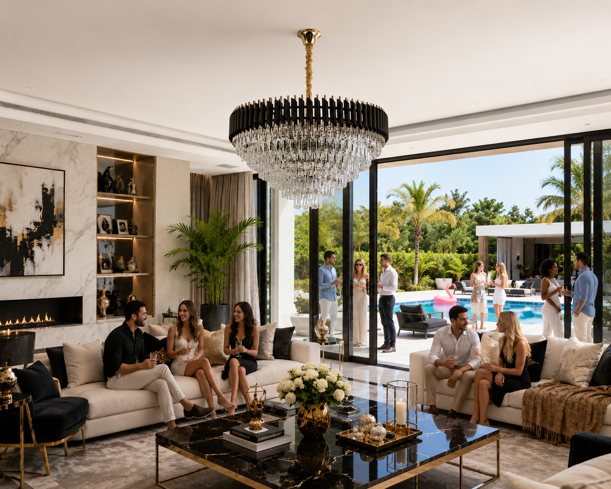 Lustre LED en cristal | Sofia