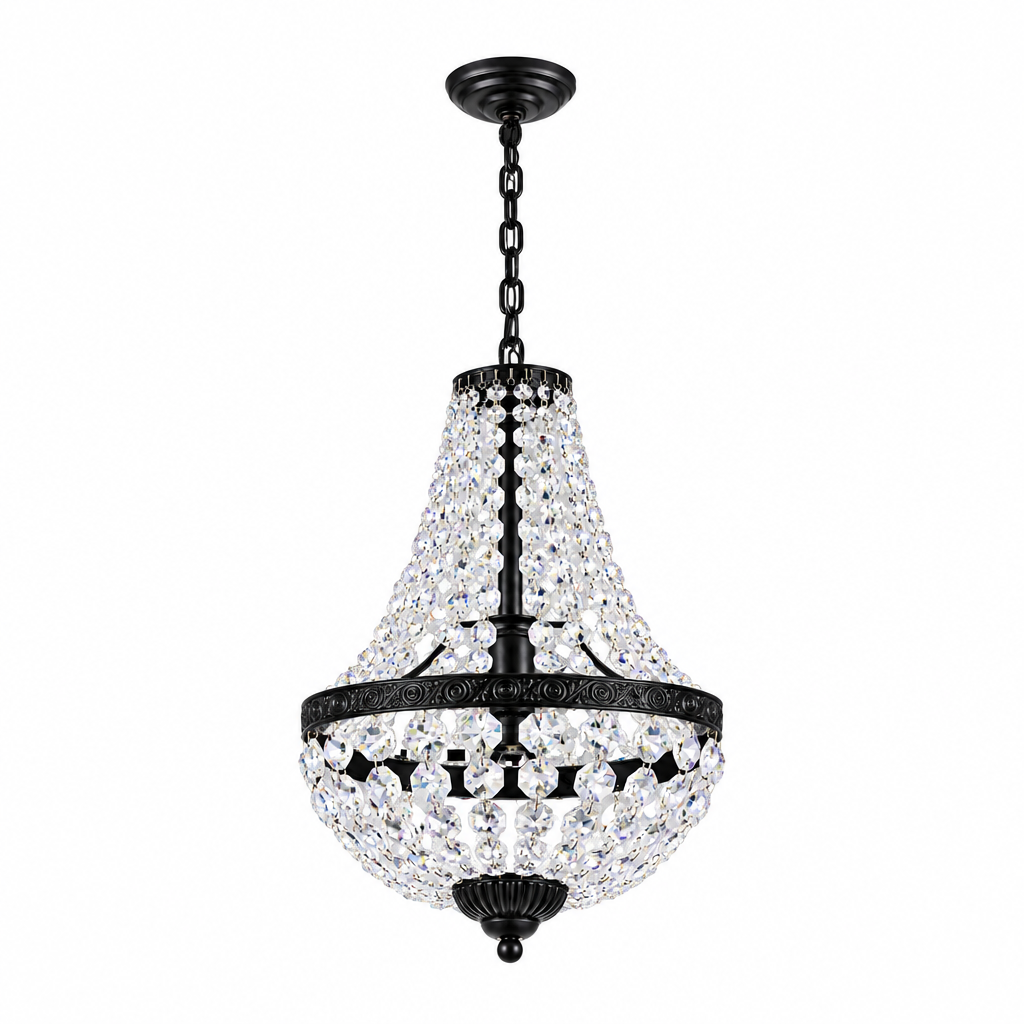 Lustre rétro en cristal | Diane